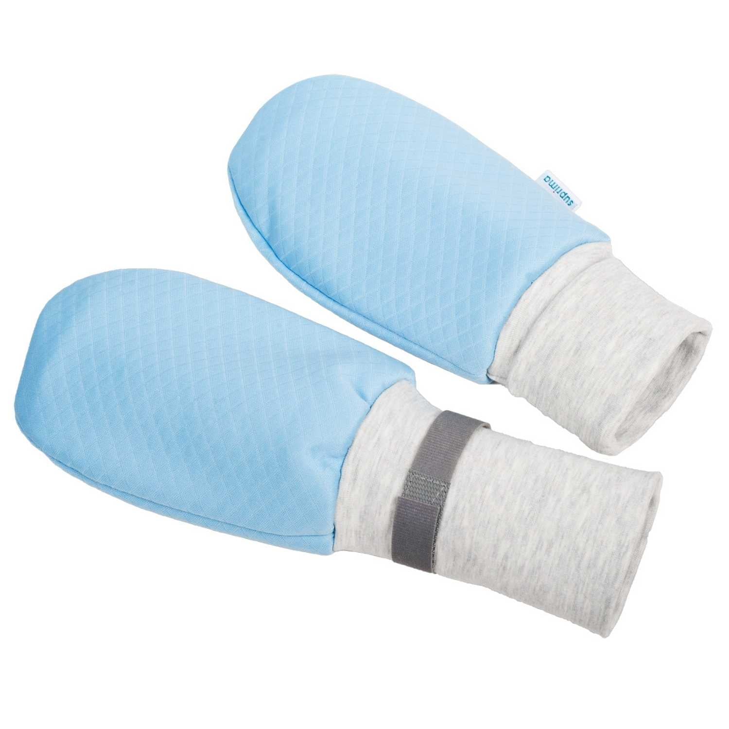 Suprima 4830 019, Patienten-Schutzhandschuhe für Damen und Herren, Paar - bleu, Gr. 1 & 2